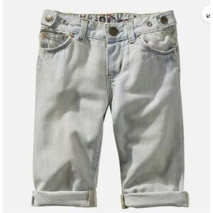 NEW Baby Gap kids girls Jeans 4 light denim Capri pants straight cropped Capris